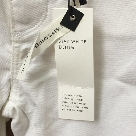 NWT Banana Republic skinny white jeans - size 25P - Picture 3 of 9